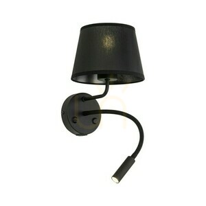 Maja Svart Vägglampa 2 E27+ G9 + Usb small 6