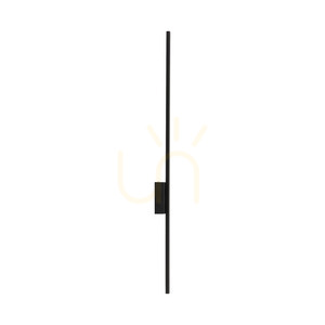 Flash Svart Vägglampa 1 Led L small 3