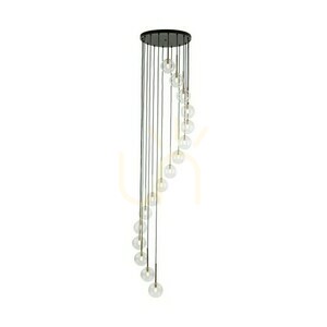 Aurora transparent taklampa 16 small 8