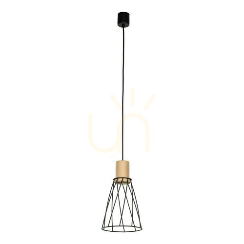 Kontrollera Modesto Wood Pine taklampa 1