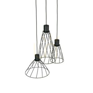 Modesto svart hängande lampa 3 Circle small 3