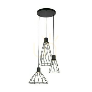 Modesto svart hängande lampa 3 Circle small 5