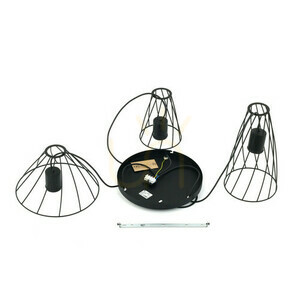 Modesto svart hängande lampa 3 Circle small 8