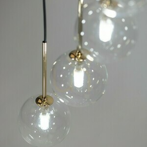 Aurora transparent taklampa 26 small 3