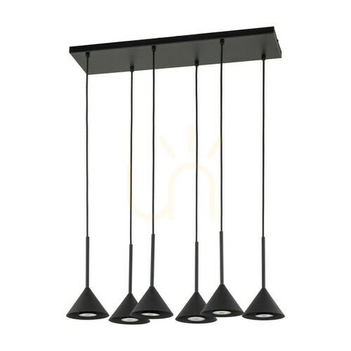 Kontrollera Cono Mini Svart Taklampa 6