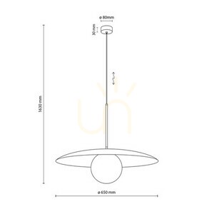 Skiffer Svart Glas small 19