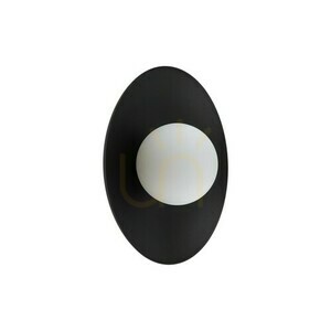 Skiffer svart glas vägglampa 1 Xg9 small 13