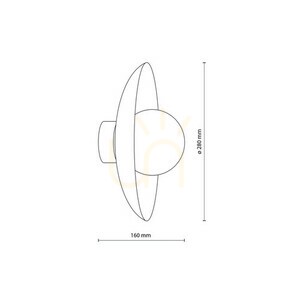 Skiffer svart glas vägglampa 1 Xg9 small 15