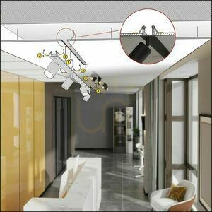 Nex Black 4 Xgu10 infälld taklampa small 3