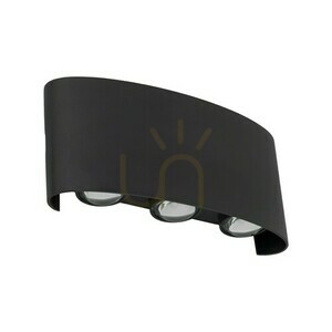 Arrow Svart Led vägglampa ip 54 small 0