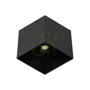 Cube Svart Led vägglampa ip 54 small 7