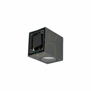 Axis grå vägglampa 1 Xgu10 small 8