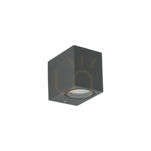 Kontrollera Axis grå vägglampa 1 Xgu10