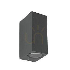 Axis grå vägglampa 2 Xgu10 small 0