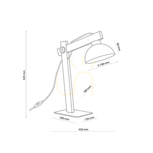 Oslo Sabia Nattlampa 1 Xe27 small 7