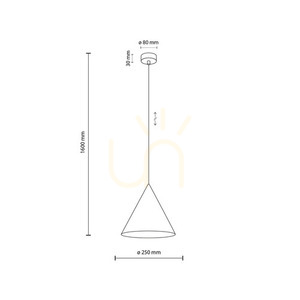 Cono Brick taklampa 1 M small 6