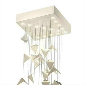 🌟 PORTAL ljuskrona i krämfärgad konst LGH0830 - Gie El loftlampa 🕊️ small 2