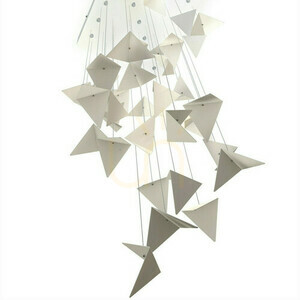 🌟 PORTAL ljuskrona i krämfärgad konst LGH0830 - Gie El loftlampa 🕊️ small 3
