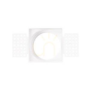 Infälld takarmatur Max Light SPILIO vit aluminium 7,4 cm H190.04 small 3