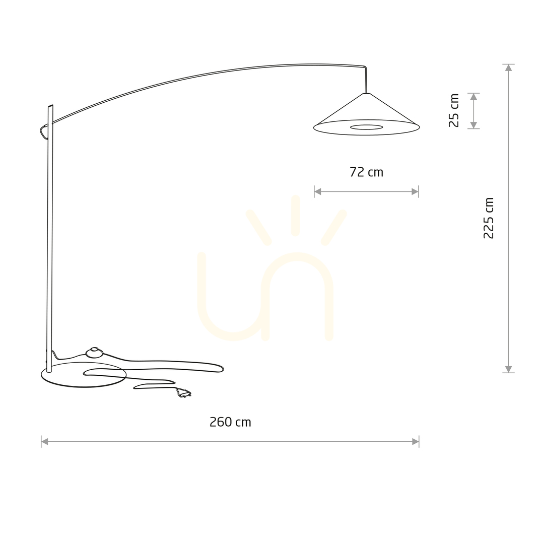 Display POISE A 11768 Nowodvorski golvlampa POISE A 11768 Nowodvorski golvlampa