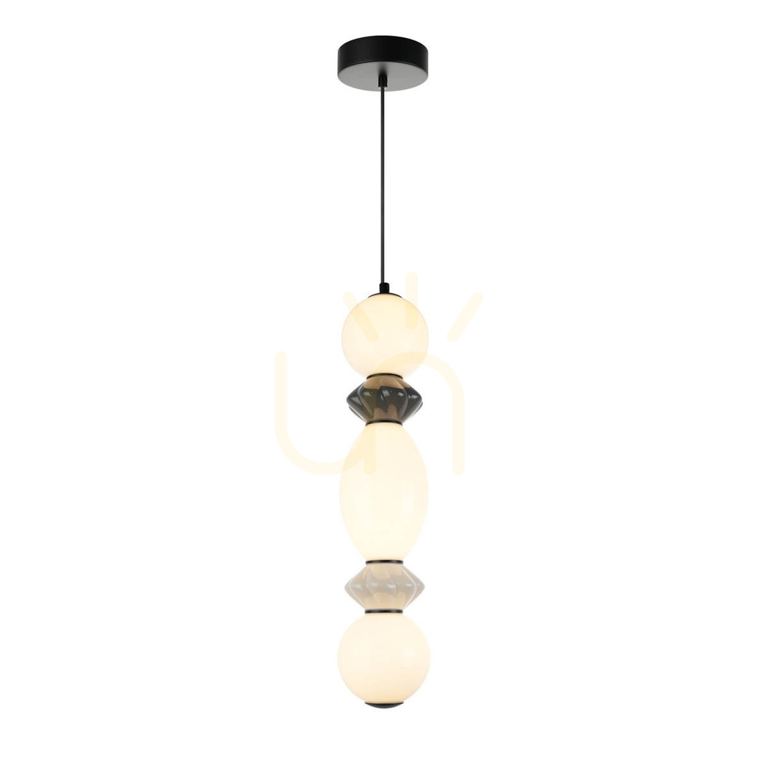 Kontrollera Italux Balos LED pendellampa svart 14 cm PND-94921-3V-BK Italux Balos LED pendellampa svart 14 cm PND-94921-3V-BK