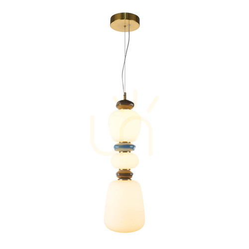 Kontrollera Pendellampa Italux Evans LED 19W 3000K guld opal glas PND-94981V-3A-GD