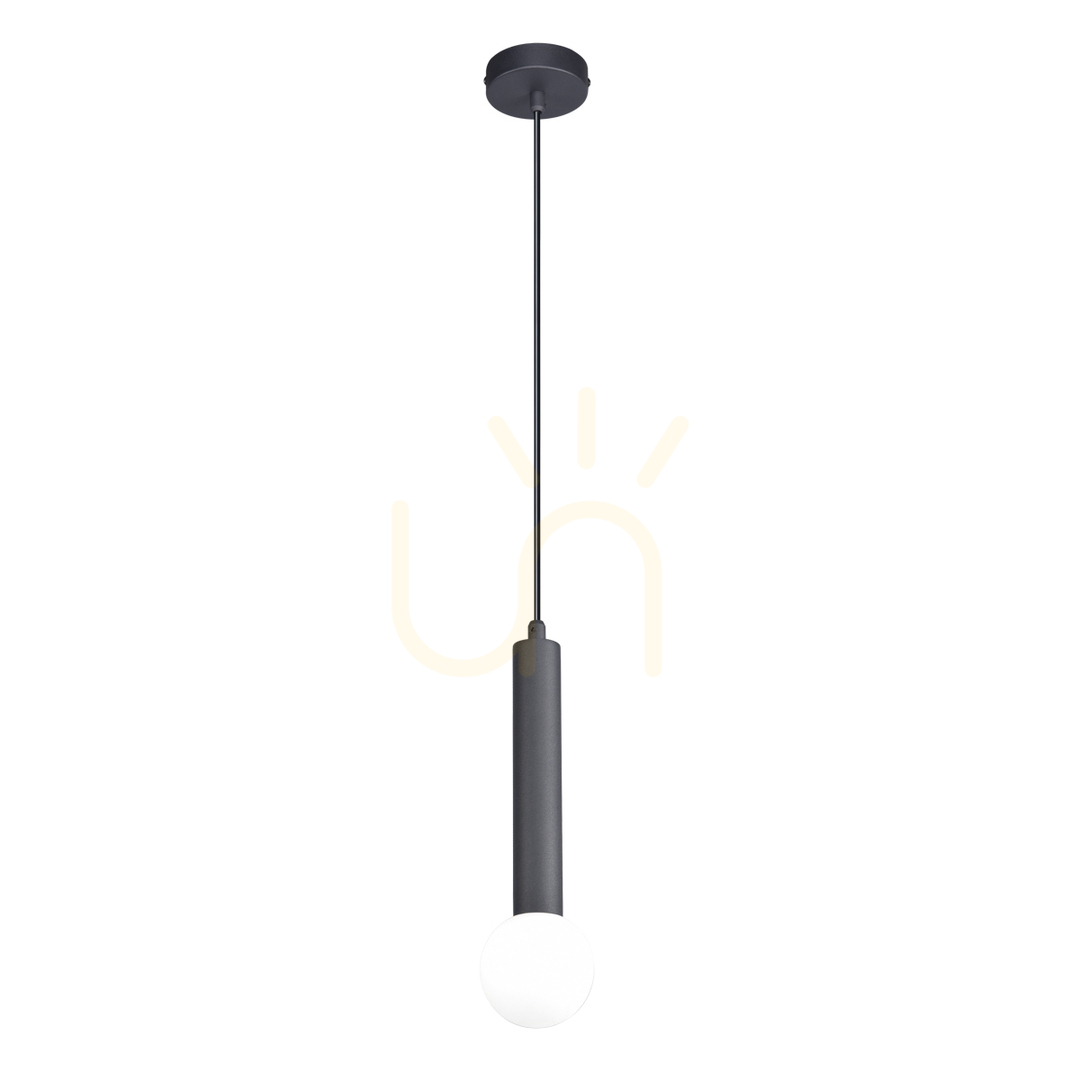 Kontrollera Italux Filano svart glas pendellampa G9 PND-33574-1-BK Italux Filano svart glas pendellampa G9 PND-33574-1-BK