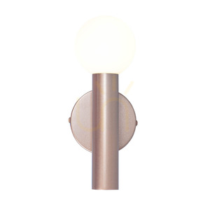 Italux Filano vägglampa, kaffebrun med opalglas, G9 WL-33574-1-CF small 2