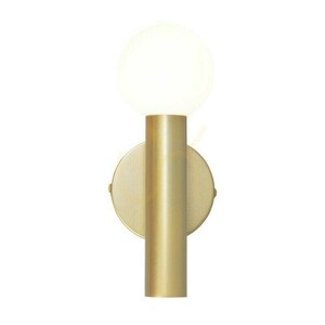 Italux Filano vägglampa i guld med vit glasskärm, G9 WL-33574-1-GD small 2