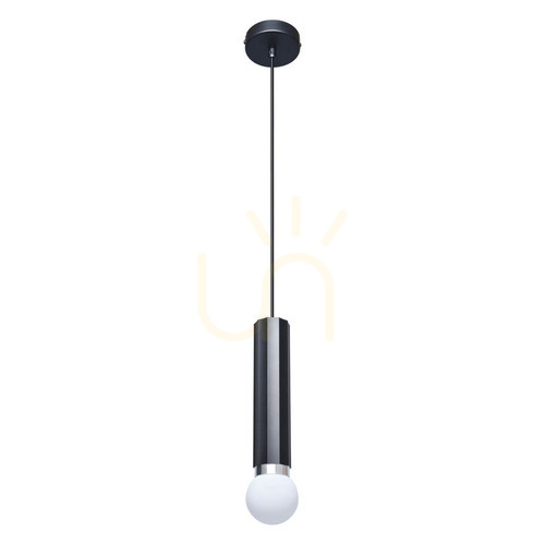 Kontrollera Pendellampa Italux Macera svart E27 metall 120 cm PND-33849-1-BK