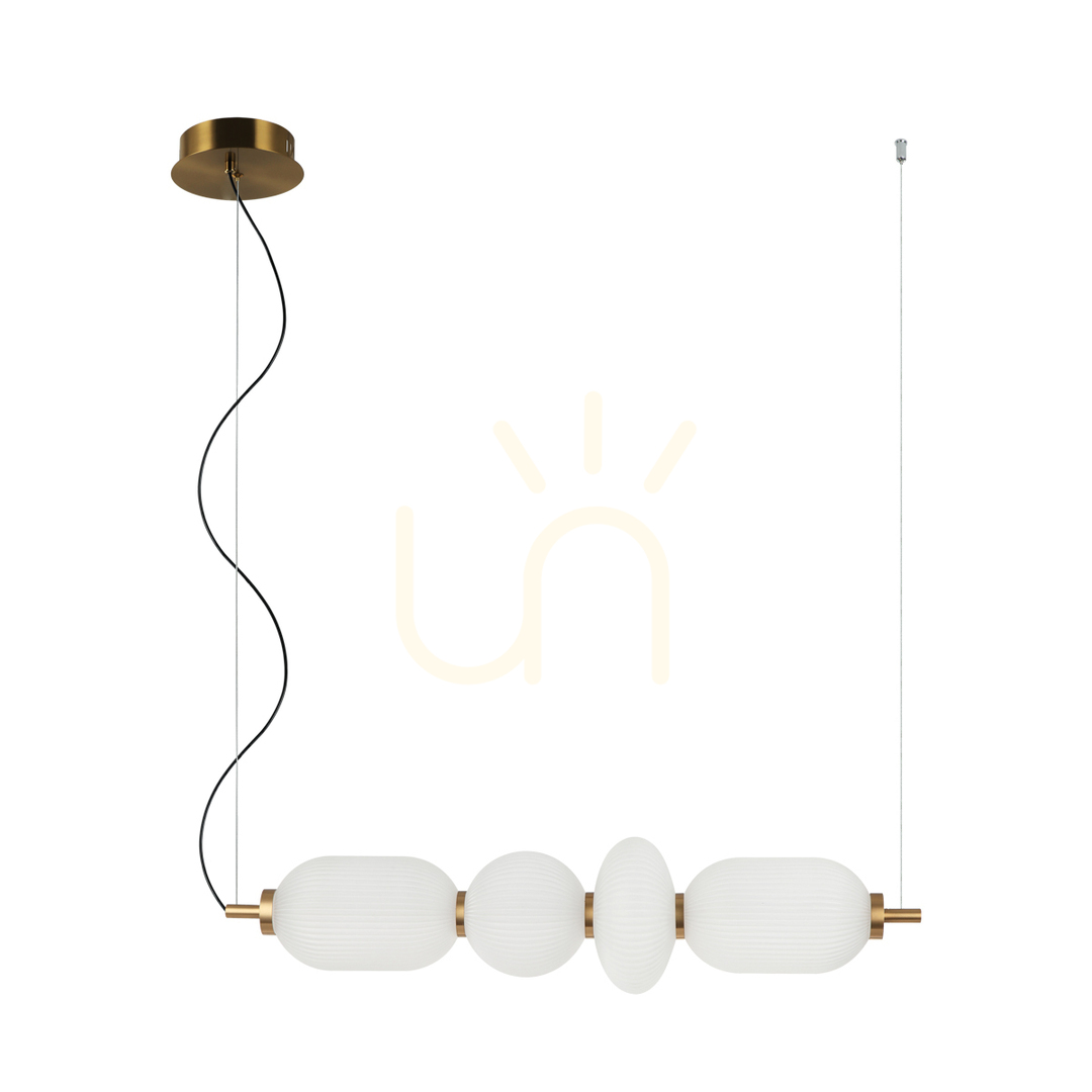 Kontrollera Italux Nico LED-pendellampa svart vit 18W 3000K 65 cm PND-8545-4H-AB-WH Italux Nico LED-pendellampa svart vit 18W 3000K 65 cm PND-8545-4H-AB-WH