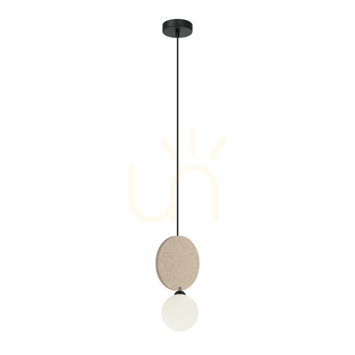 Kontrollera Italux Andrea svart G9 pendellampa 12 cm PND-59779-1M-BG