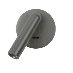 Italux Carda LED Vägglampa Grå 12 cm WL-64834-1-GR small 2