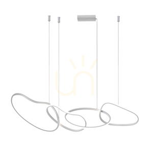 Italux Fonte LED-pendel vit 4 ljuspunkter 60W PND-22412-S4-WH small 0