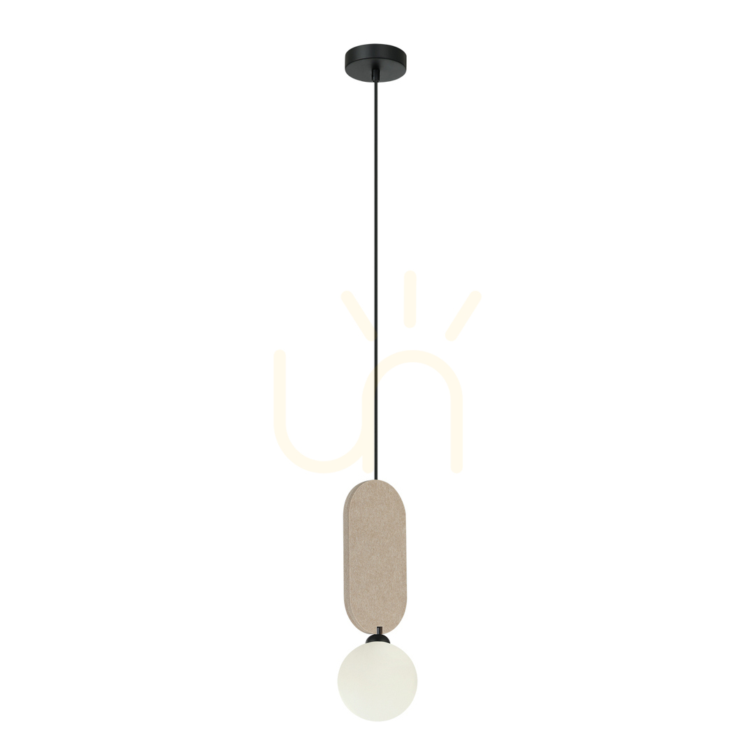 Kontrollera Italux Lorenzo pendellampa G9 vit beige filt glas PND-59815-1-BG Italux Lorenzo pendellampa G9 vit beige filt glas PND-59815-1-BG