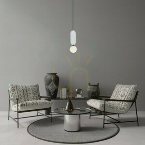 Italux Lorenzo pendellampa grå G9 12 cm PND-59815-1-LGR small 1