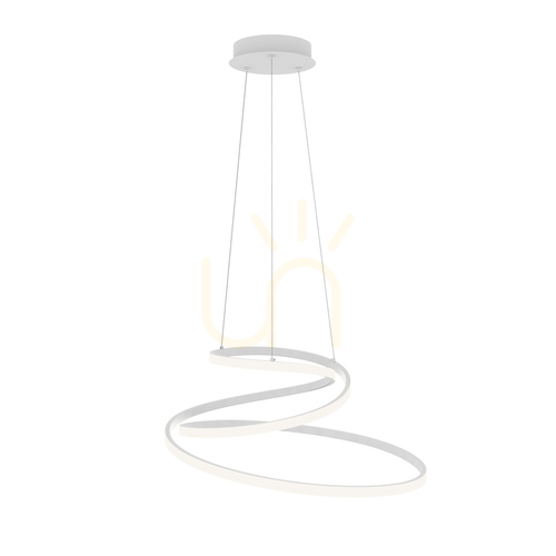 Kontrollera Italux Lorila LED-pendellampa Vit 60 cm PND-2168-M-WH
