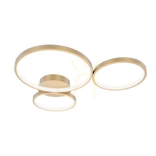 Kontrollera Plafond Italux Maver LED Guld 3L 61,2 cm SPL-20452-3-GD
