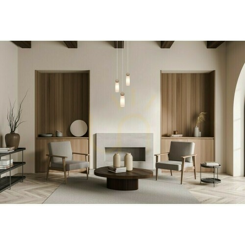 Kontrollera Italux Santos takpendel i guld, 3×G9, Ø25 cm PND-95331-3-BRSS