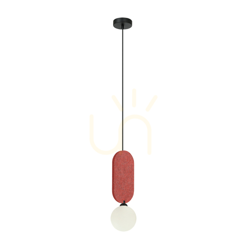 Kontrollera Italux Lorenzo röd pendellampa G9 PND-59815-1-RED