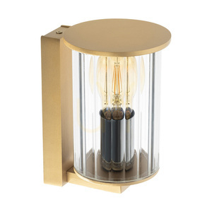 Vägglampa ARGON Norfolk 8752 transparent guld IP44 E27 small 2