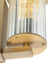 Vägglampa ARGON Norfolk 8752 transparent guld IP44 E27 small 3
