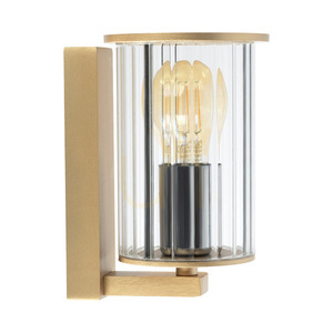 Vägglampa ARGON Norfolk 8752 transparent guld IP44 E27 small 0
