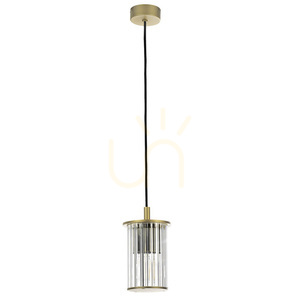 Pendant Light ARGON Norfolk Transparent Guld IP44 8755 small 1