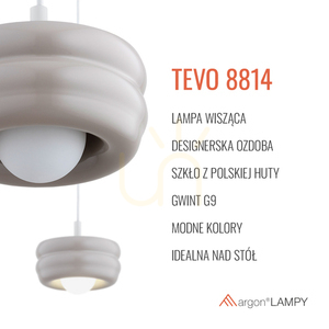 Taklampa Argon TEVO Vit Sand Kashmir Opal Matt G9 8814 small 4
