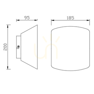 Mantra ASIMETRIC 6221 vit vägglampa, 1×GX53 small 5