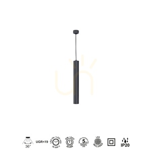 Mantra BOLONIA 8356 LED-pendellampa, svart, 7 W CCT small 2