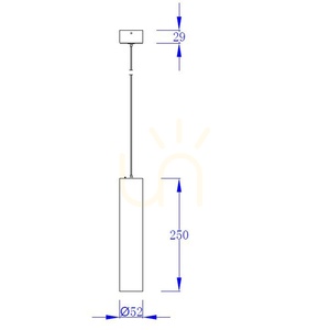 Mantra BOLONIA 8356 LED-pendellampa, svart, 7 W CCT small 4