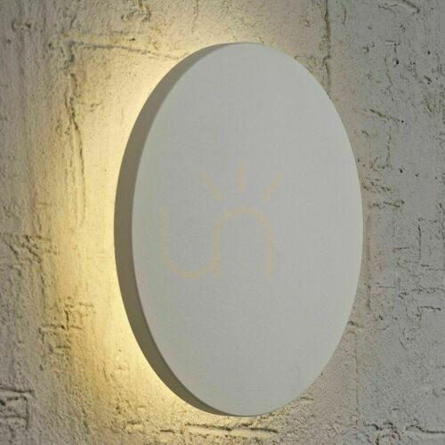 Kontrollera Mantra BORA BORA C0127 vägglampa, matt vit, Ø 13,5 cm, LED 6 W, 420 lm, 2700 K, IP20, utbytbar ljuskälla