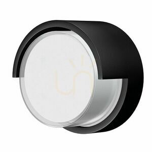 Utomhusvägglampa Mantra CREEK 8854 svart, rund Ø17 cm, LED 15 W, CCT, IP65 small 1
